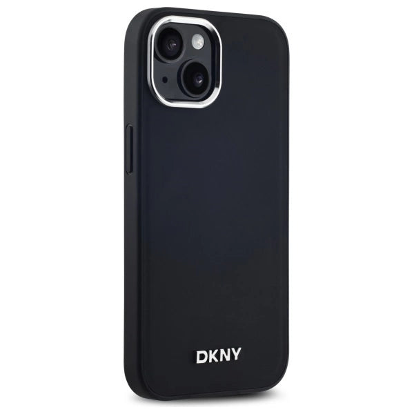 DKNY Plain Logo MagSafe iPhone 14 Case - sort