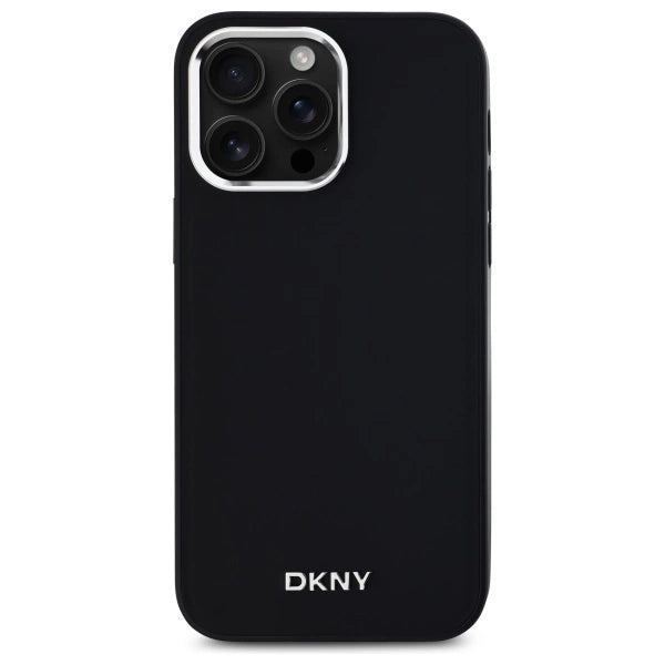 DKNY Plain Logo MagSafe iPhone 14 Pro Max Case - sort