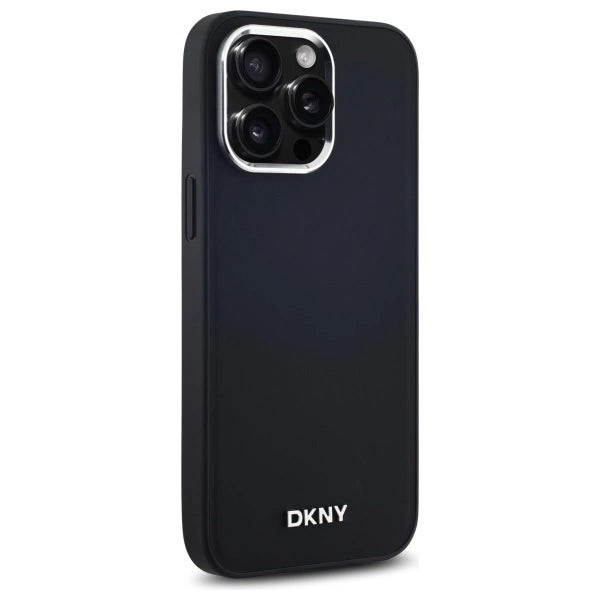 DKNY Plain Logo MagSafe iPhone 14 Pro Max Case - sort