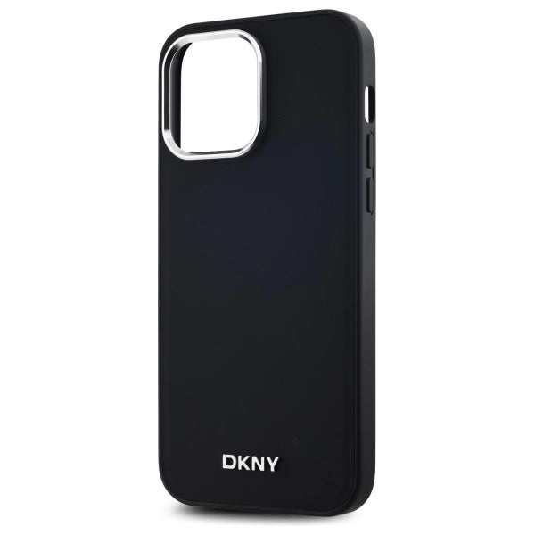 DKNY Plain Logo MagSafe iPhone 14 Pro Max Case - sort