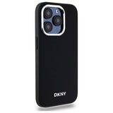 DKNY Plain Logo MagSafe iPhone 15 Pro Max Case - sort