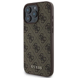 Guess 4G Classic iPhone 16 Pro Max-hylster - Brunt