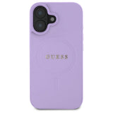 Gæt Saffiano MagSafe iPhone 16 Case - lilla