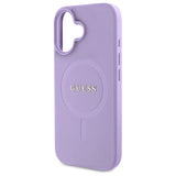 Gæt Saffiano MagSafe iPhone 16 Case - lilla