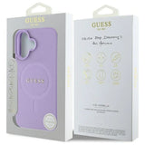 Gæt Saffiano MagSafe iPhone 16 Case - lilla