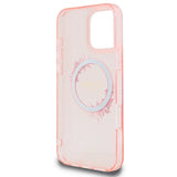 Guess IML Flowers Wreath MagSafe iPhone 16 Pro Max Case - Pink