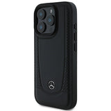 Mercedes læder Urban iPhone 16 Pro Case - sort