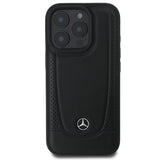 Mercedes læder Urban iPhone 16 Pro Case - sort
