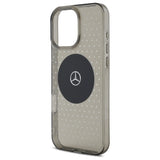 Mercedes MB Case Star mønster til iPhone 16 Pro - sort