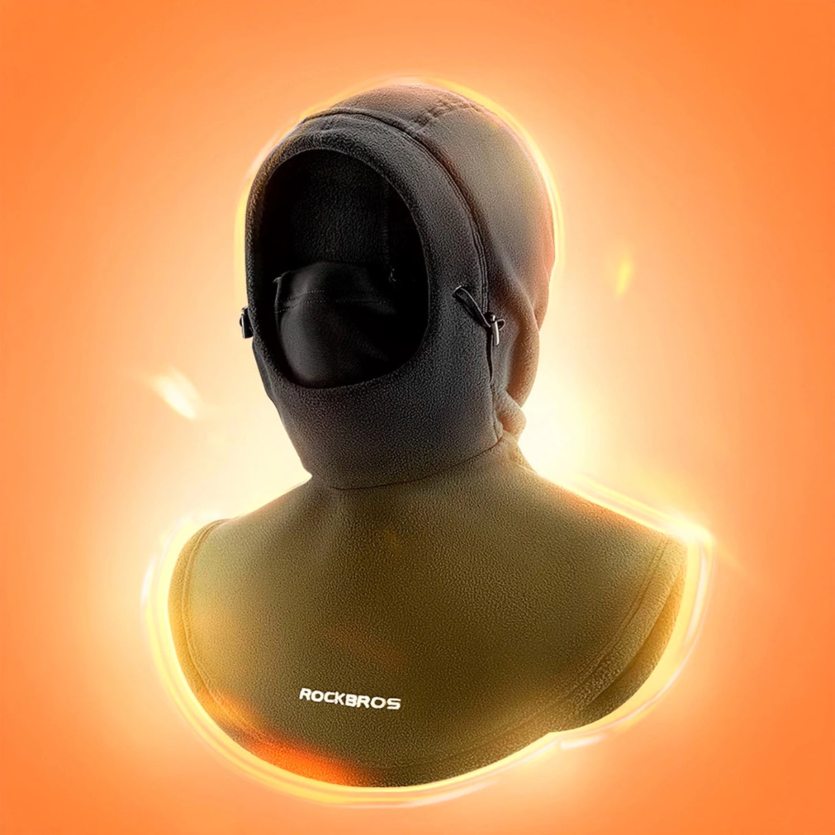 Rockbros YPP034 Sports Balaclava Vindtæt Vandtæt - sort