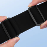 Qunature Black Ski Goggles Kids (størrelse M/L) - sort