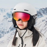 Qunature Black Ski Goggles Kids (størrelse M/L) - sort