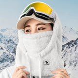 Qunature Arctic Velvet Ski Balaclava størrelse M - hvid