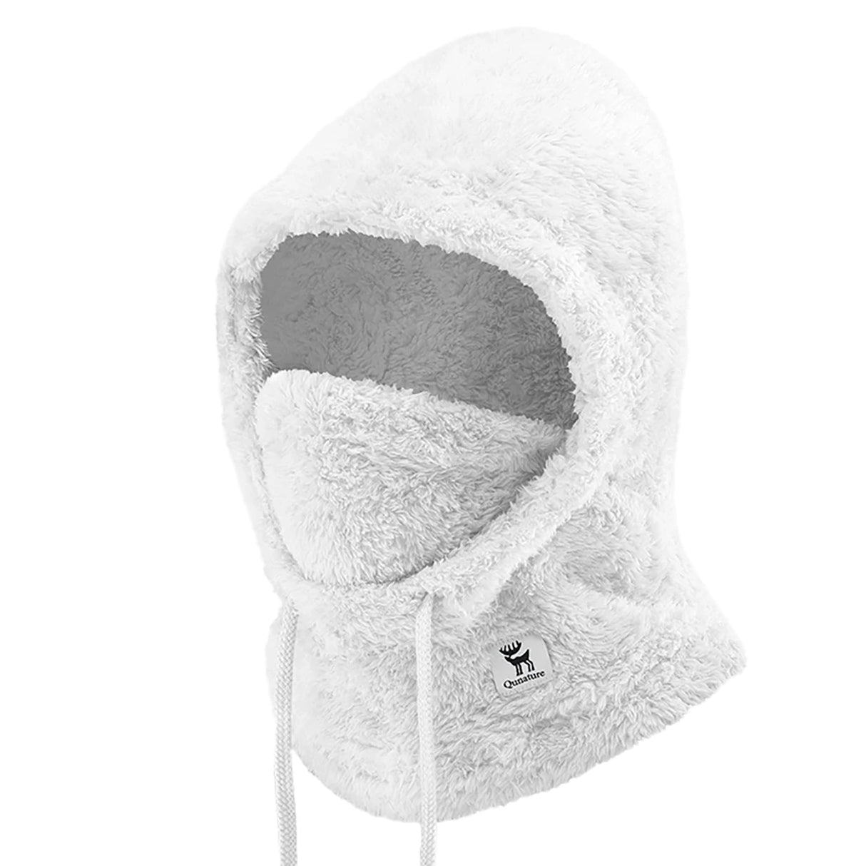 Qunature Arctic Velvet Ski Balaclava størrelse L - hvid