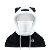 Qunature Panda Ski Balaclava til børn/voksne størrelse L - sort/hvid