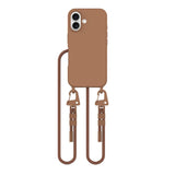 Tech-Protect MagNecklace MagSafe-kasse med lanyard til iPhone 16 - brun
