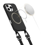 Tech-Protect MagNecklace MagSafe Case med Lanyard til iPhone 16 Pro - sort