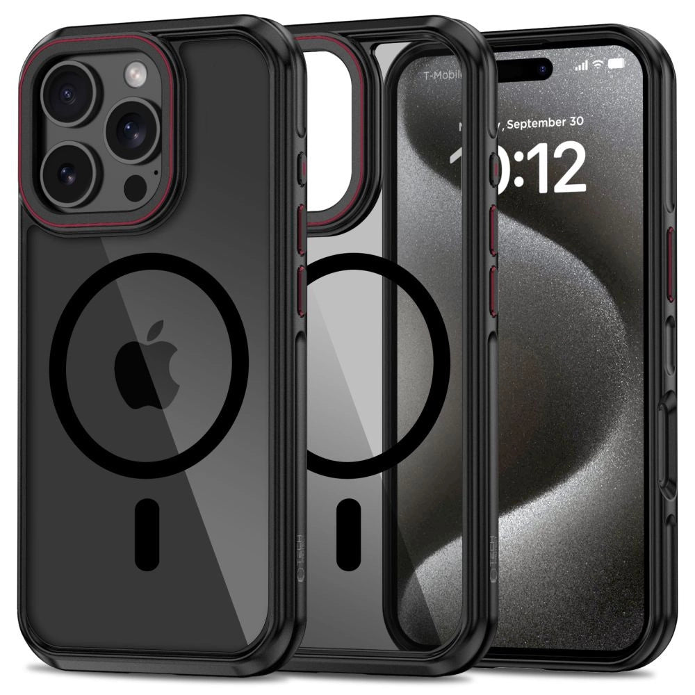 Tech-Protect MagHybrid MagSafe Case til iPhone 16 Pro Max - sort