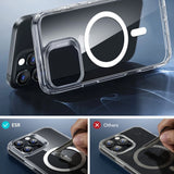 ESR Classic Hybrid Halolock MagSafe Case + tempereret glas til iPhone 16 Pro Max - Clear
