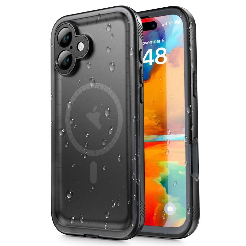 Tech-Protect ShellBox MagSafe IP68 Case til iPhone 16 - sort
