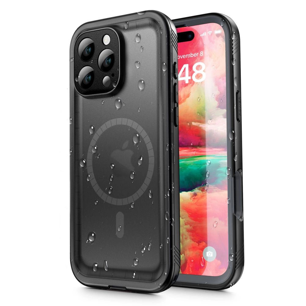 Tech-Protect ShellBox MagSafe IP68 Case til iPhone 16 Pro - sort