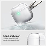 Spigen Ultra Hybrid Case til AirPods 4 - Hvid