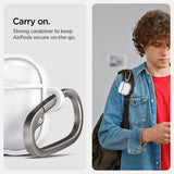 Spigen Ultra Hybrid Case til AirPods 4 - Hvid
