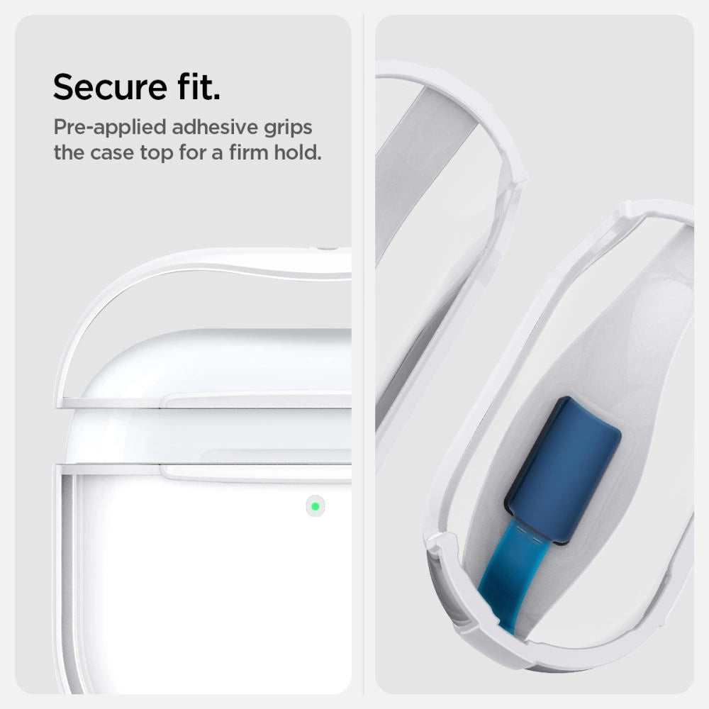 Spigen Ultra Hybrid Case til AirPods 4 - Hvid