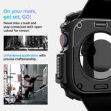 Spigen Rugged Armor Case til Apple Watch 10 (42 mm) - sort