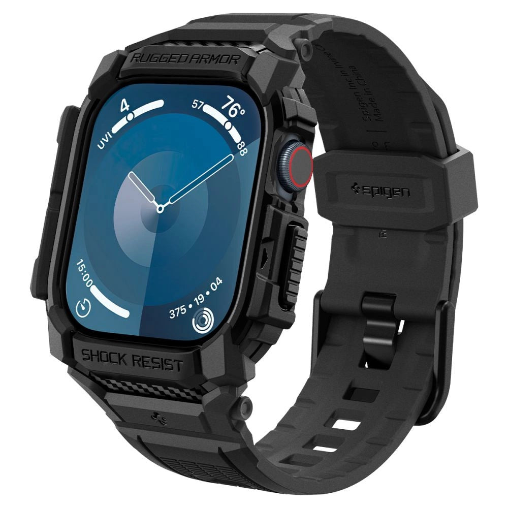 Spigen Rugged Armor Pro Apple Watch 10 (42 mm) Strap Case - sort