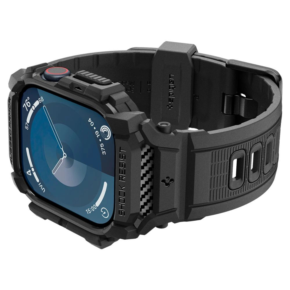 Spigen Rugged Armor Pro Apple Watch 10 (42 mm) Strap Case - sort