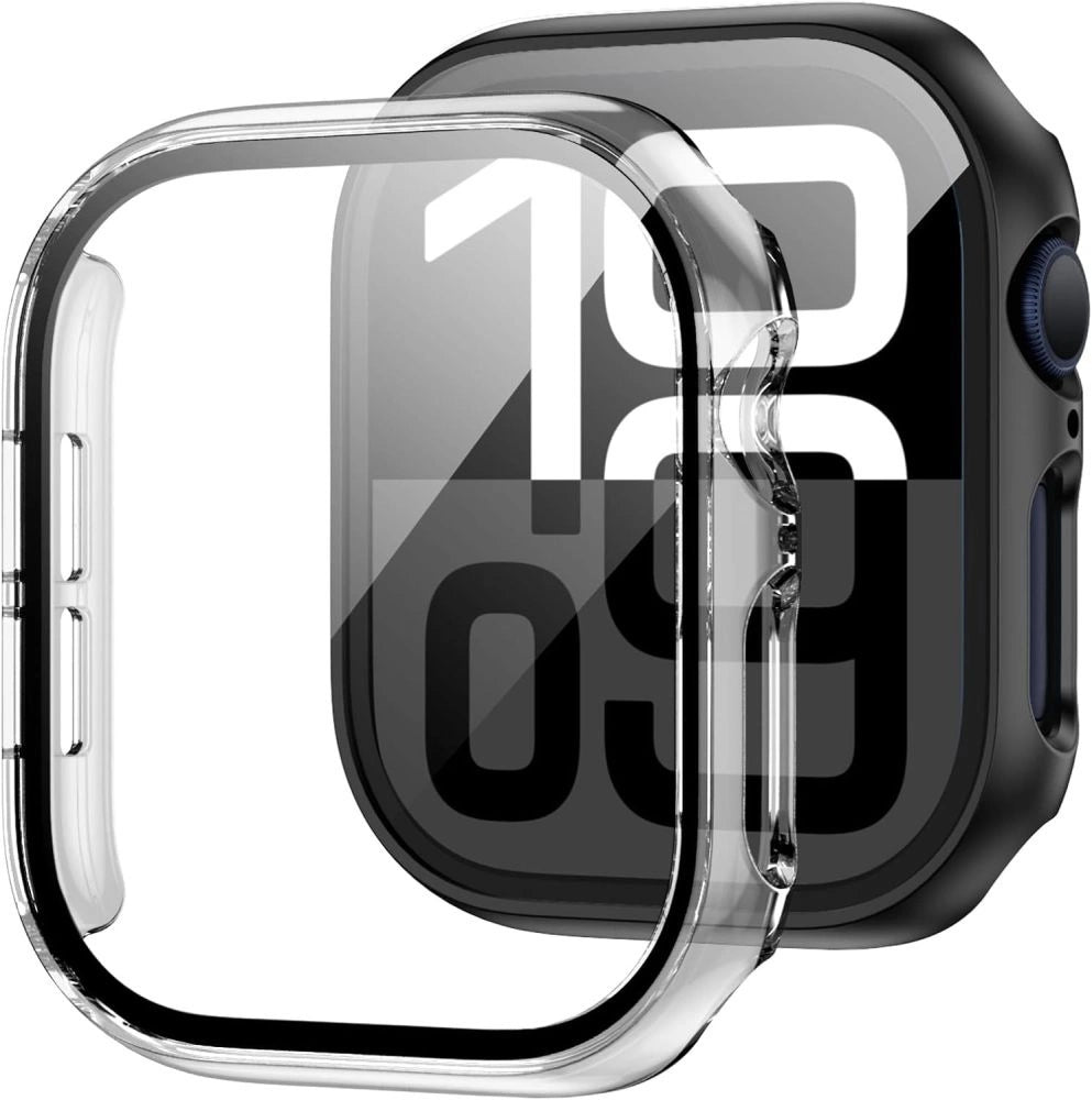 Tech-Protect Defense360 tempereret glaskasse til Apple Watch 10 (46mm) - klar