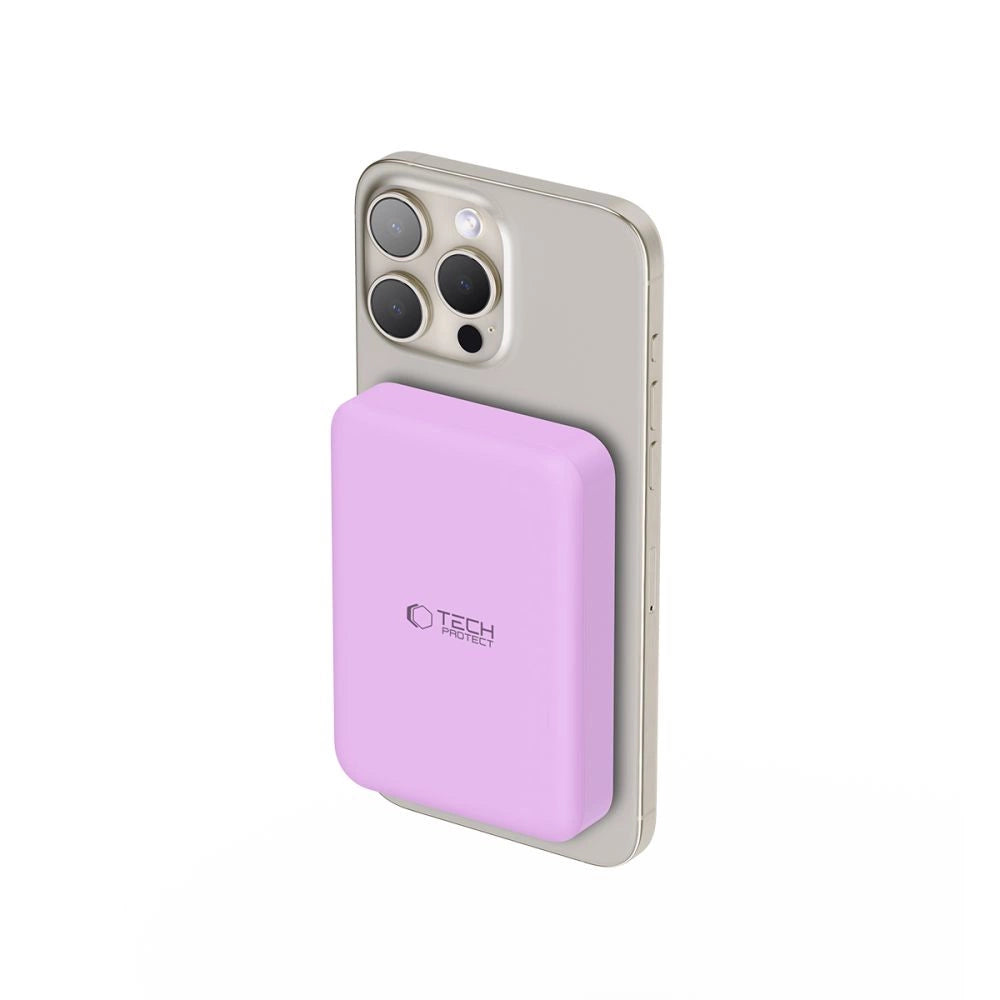 Tech-Protect LifeMag MagSafe PB11 10000mAh Power Bank - Pink