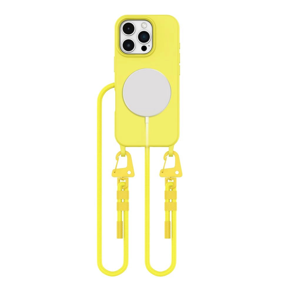 Tech-Protect MagNecklace MagSafe Case med Lanyard til iPhone 16 Pro Max - Gul