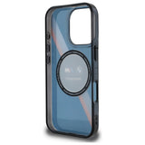 BMW Motosport IML Circle MagSafe-hylster til iPhone 16 Pro - marineblå
