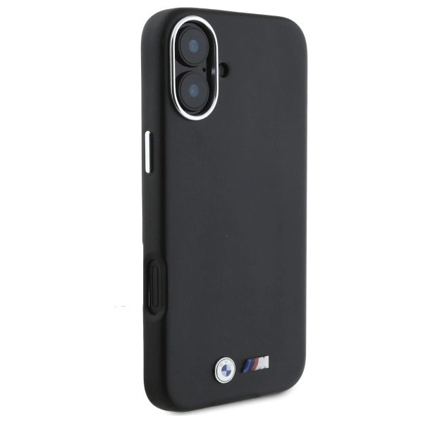 BMW M Smooth Full Wrapped Metal MagSafe Case til iPhone 16 Plus - sort