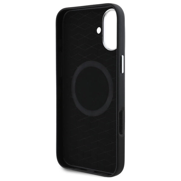 BMW M Smooth Full Wrapped Metal MagSafe Case til iPhone 16 Plus - sort