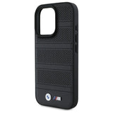 BMW M perforeret og syet linje MagSafe-fodral til iPhone 16 Pro Max - sort