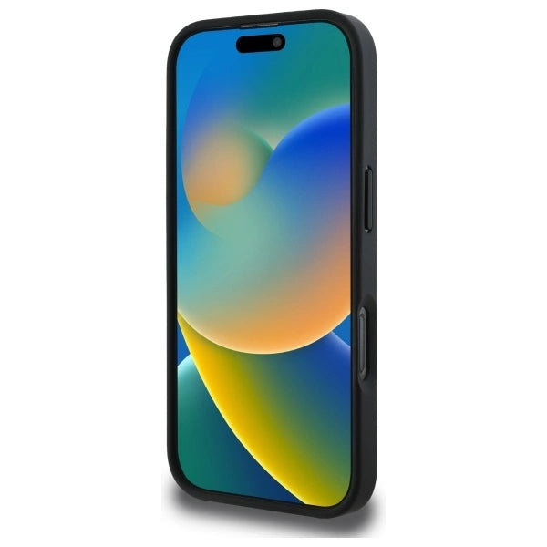 DKNY teksturmønster Tonal Stripe iPhone 16 Pro Max-kasse - sort