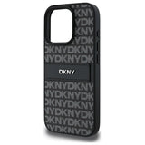 DKNY teksturmønster Tonal Stripe iPhone 16 Pro Max-kasse - sort