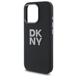 DKNY Liquid Silicone Metal Logo iPhone 16 Pro Max Case - sort
