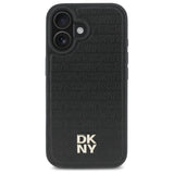 DKNY Repeat Pattern Stack Logo MagSafe iPhone 16 Case - sort