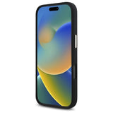 Guess Silicone Logo Strass 4G Case til iPhone 16 Pro - sort