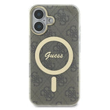 Guess IML 4G MagSafe Case til iPhone 16 Plus - Brunt