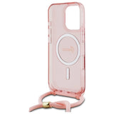 Guess Crossbody Cord Script MagSafe Case til iPhone 16 Pro Max - Pink
