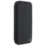 Mercedes læder træ efterligning iPhone 16 Case - sort