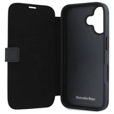 Mercedes læder træ efterligning iPhone 16 Case - sort