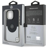 Mercedes Double Layer BiColor MagSafe-foder for iPhone 16 Pro - sølv