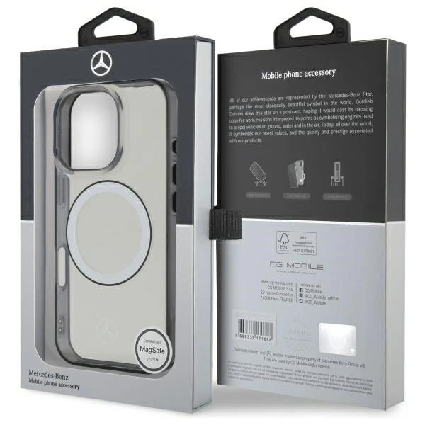 MagSafe Case med Mercedes-logo til iPhone 16 Pro - klar