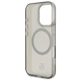 Mercedes Silver Ring MagSafe iPhone 16 Pro Case - sort